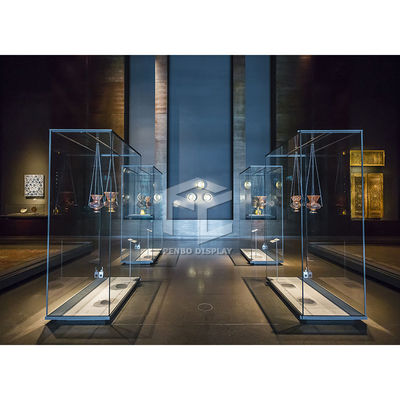 T4 LED Fashion Museum Display Showcase Penbo Display 1200*400mm