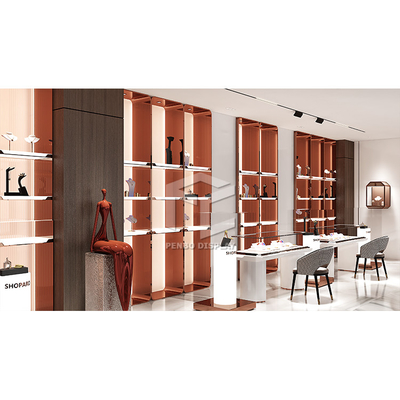Luxury Jewelry Store Furniture Glass Jewellery Display Showcase