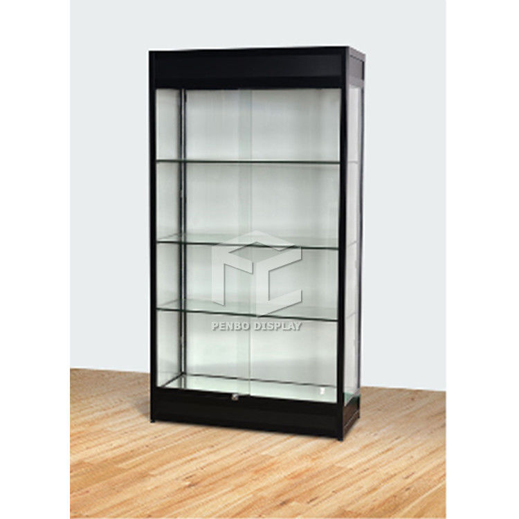 T4 LED Glass Display Showcase 78.7in high Shop Show Case