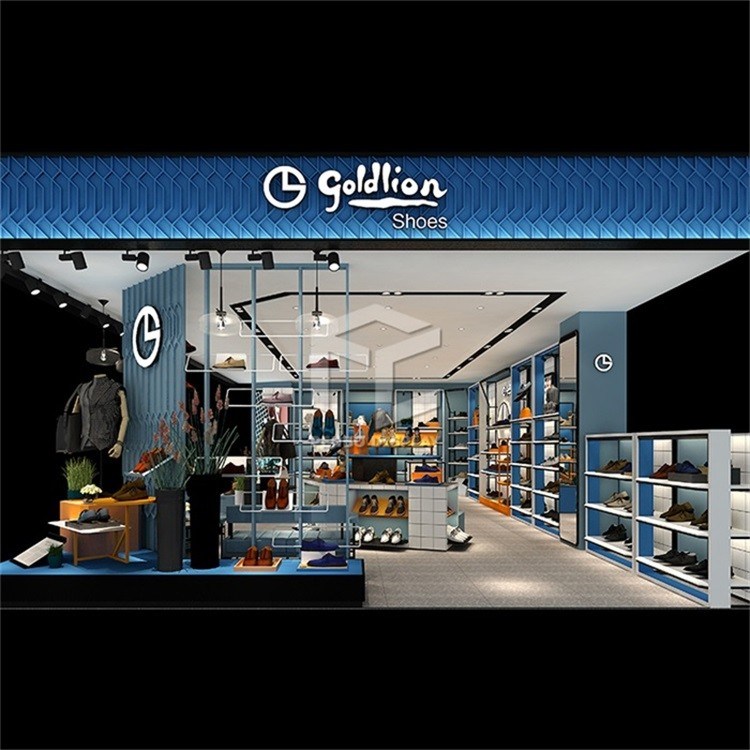 OEM Shoe Display Racks CNC Processing Plywood Footwear Display Stand For Shop